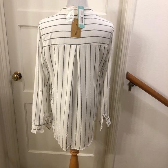 NWT Blu Pepper by Stichfix Grey/white button up - Picture 6 of 8
